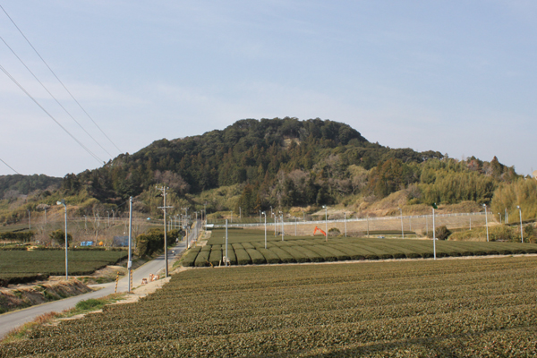 高天神城東側からの遠景